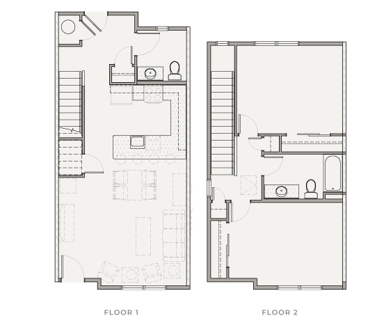 Alturas Crossing | Two Bedroom | Two Bathroom Floor Plan
